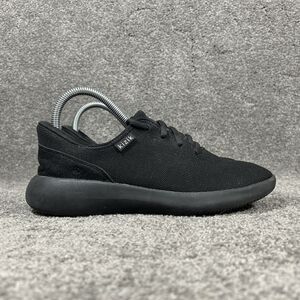 Kizik Madrid Eco-Knit Womens Size 7.5 Black Athletic Running Shoes Used